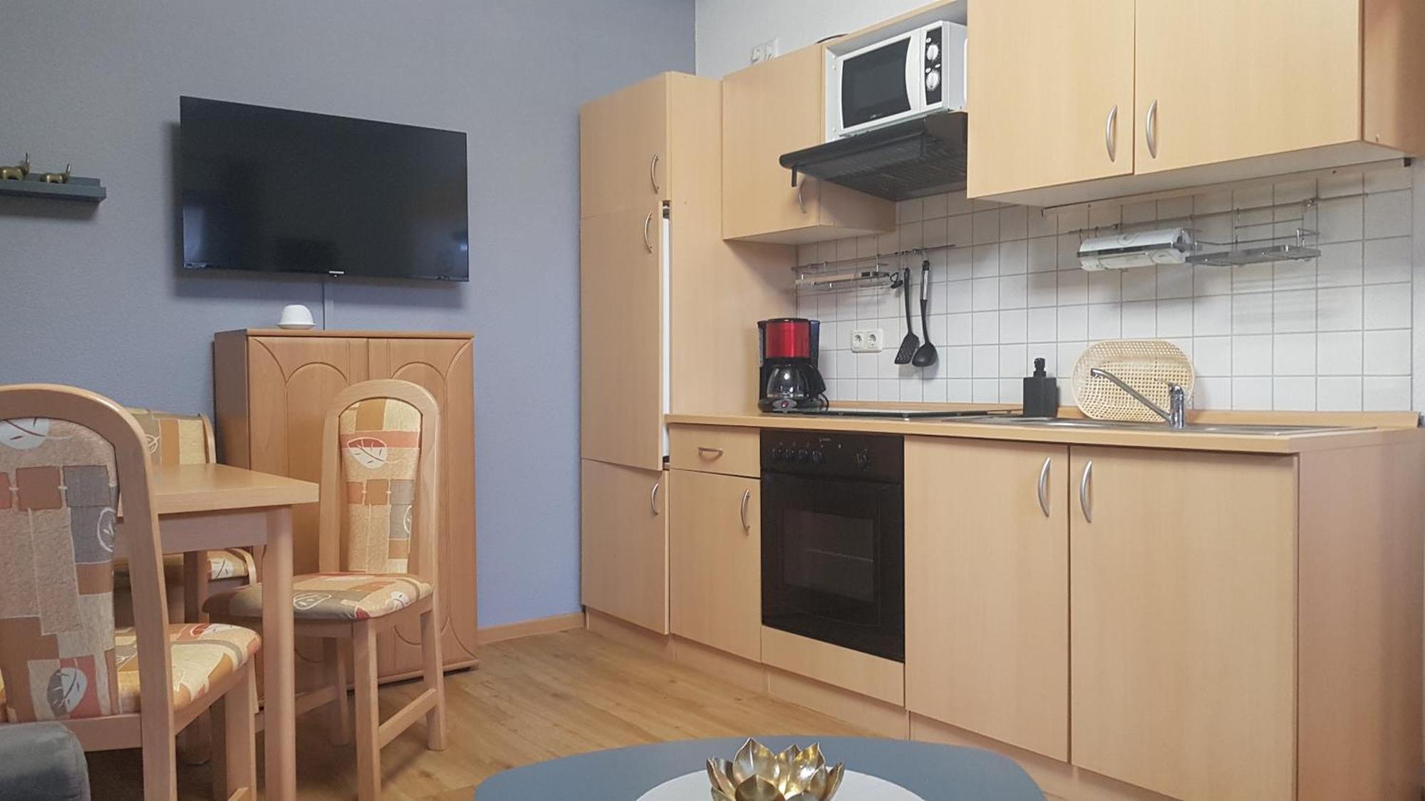 Ferienwohnung Guenther , 3 - Sterne Waren  Dış mekan fotoğraf